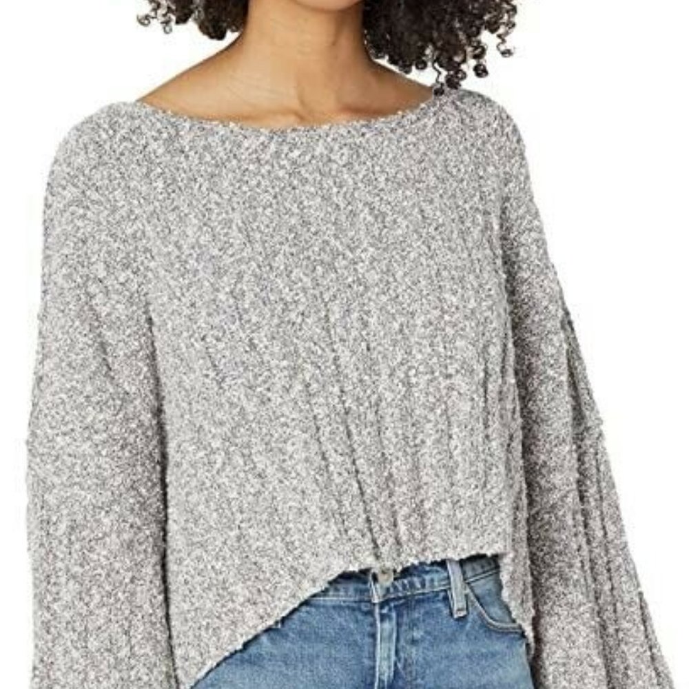 Free People Women's Pullover Cropped Knit Sweater Size S